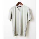 グリーン | 【ON/OFF対応】ランダムストライプカットソー | MK MICHEL KLEIN homme