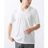 ホワイト | 【ON/OFF対応】ランダムストライプカットソー | MK MICHEL KLEIN homme