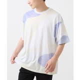 イエロー | マーブルプリントカットソー | MK MICHEL KLEIN homme
