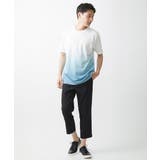 【大きいサイズあり】グラデーションカットソー / 昇華プリント | MK MICHEL KLEIN homme | 詳細画像6