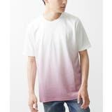 ピンク | 【大きいサイズあり】グラデーションカットソー / 昇華プリント | MK MICHEL KLEIN homme