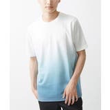 グリーン | 【大きいサイズあり】グラデーションカットソー / 昇華プリント | MK MICHEL KLEIN homme