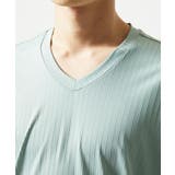【洗える】ハリヌキテレコVネック半袖 | MK MICHEL KLEIN homme | 詳細画像8