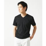 【洗える】3DストライプテレコVネックTシャツ | MK MICHEL KLEIN homme | 詳細画像4