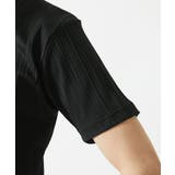 【洗える】3DストライプテレコVネックTシャツ | MK MICHEL KLEIN homme | 詳細画像8