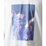 【こにしななめ / コラボTシャツ】リーフモチーフプリント | MK MICHEL KLEIN homme | 詳細画像3