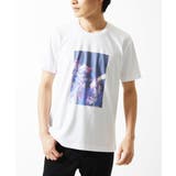 ホワイト | 【こにしななめ / コラボTシャツ】リーフモチーフプリント | MK MICHEL KLEIN homme