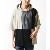 【接触冷感】COOLタッチブロックプルオーバーパーカー | MK MICHEL KLEIN homme | 詳細画像1 