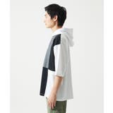 【接触冷感】COOLタッチブロックプルオーバーパーカー | MK MICHEL KLEIN homme | 詳細画像13 