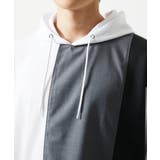 【接触冷感】COOLタッチブロックプルオーバーパーカー | MK MICHEL KLEIN homme | 詳細画像15 