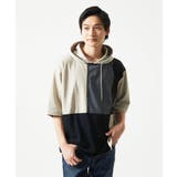 【接触冷感】COOLタッチブロックプルオーバーパーカー | MK MICHEL KLEIN homme | 詳細画像3 