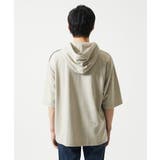 【接触冷感】COOLタッチブロックプルオーバーパーカー | MK MICHEL KLEIN homme | 詳細画像5 