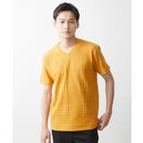 【大きいサイズあり】VネックTシャツ/アソートリンクス | MK MICHEL KLEIN homme | 詳細画像2