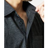 ブラックストライプカラーポロシャツ | MK MICHEL KLEIN homme | 詳細画像24