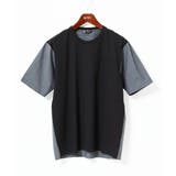 ブラック | 【洗える】ドッキングデザインカットソー | MK MICHEL KLEIN homme
