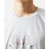 【MOT8コラボ・洗える】ウサギプリントTシャツ | MK MICHEL KLEIN homme | 詳細画像16
