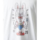 ホワイト | 【MOT8コラボ・洗える】ウサギプリントTシャツ | MK MICHEL KLEIN homme