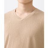 ジャージVネックカットソー | MK MICHEL KLEIN homme | 詳細画像5