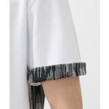 【洗える】Tシャツ/ハケ目柄切り替えリラックスシルエット | MK MICHEL KLEIN homme | 詳細画像14