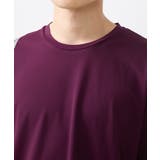【洗える】Tシャツ/ハケ目柄切り替えリラックスシルエット | MK MICHEL KLEIN homme | 詳細画像5