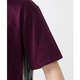【洗える】Tシャツ/ハケ目柄切り替えリラックスシルエット | MK MICHEL KLEIN homme | 詳細画像6
