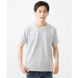 【ON/OFF対応】Vネック半袖Tシャツ/ストームジャガード | MK MICHEL KLEIN homme | 詳細画像11