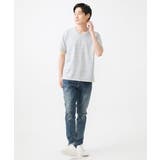 【ON/OFF対応】Vネック半袖Tシャツ/ストームジャガード | MK MICHEL KLEIN homme | 詳細画像14