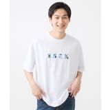 【残りわずか/ゆったりサイズ/ユニセックスで着られる】アニマル刺繍Tシャツ | MK MICHEL KLEIN homme | 詳細画像12