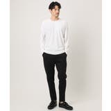 【洗える】ストライプテレコクルーネックカットソー | MK MICHEL KLEIN homme | 詳細画像3