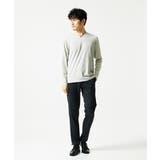 ライトグレー | 【接触冷感】ブライトシャドーストライプカットソー | MK MICHEL KLEIN homme