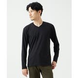 ブラック | 【接触冷感】ブライトシャドーストライプカットソー | MK MICHEL KLEIN homme