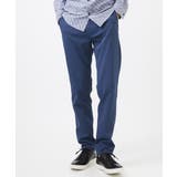 ブルー | ストレッチパンツ/RE;NAPES(R)ピケストレッチ | MK MICHEL KLEIN homme