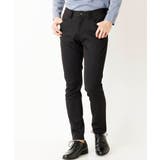ブラック | ストレッチパンツ/RE;NAPES(R)ピケストレッチ | MK MICHEL KLEIN homme
