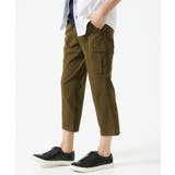 カーキ | 【洗える / 快適高通気素材 】リネアーストレッチクロップドパンツ | MK MICHEL KLEIN homme