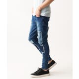 ダメージパッチワークストレッチデニム | MK MICHEL KLEIN homme | 詳細画像1