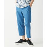 ブルー | 【大きいサイズあり】クロップドパンツ / ウォッシュドツイル | MK MICHEL KLEIN homme