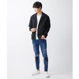 【WEB先行限定】パッチワークダメージデニム | MK MICHEL KLEIN homme | 詳細画像2