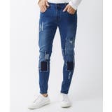 【WEB先行限定】パッチワークダメージデニム | MK MICHEL KLEIN homme | 詳細画像3