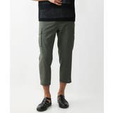 カーキ | クロップドカーゴパンツ シャリポリストレッチ | MK MICHEL KLEIN homme