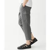 グレー | クロップドカーゴパンツ シャリポリストレッチ | MK MICHEL KLEIN homme