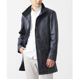 スタンドコート/TECレザージャージ | MK MICHEL KLEIN homme | 詳細画像1 
