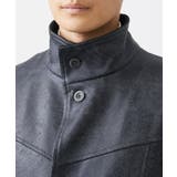 スタンドコート/TECレザージャージ | MK MICHEL KLEIN homme | 詳細画像6 