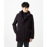パープル | 【4サイズ展開/中綿ライナー付/3WAY】フード付きコート /TECEASY | MK MICHEL KLEIN homme