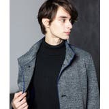 グレンチェックスタンドコート | MK MICHEL KLEIN homme | 詳細画像3