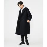 ブラック(94) | BIGシルエットダブルコート | MK MICHEL KLEIN homme