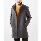 ブラウン | ベーシックコート / TEC SILKY MELTON | MK MICHEL KLEIN homme