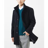 ブラック | ベーシックコート / TEC SILKY MELTON | MK MICHEL KLEIN homme