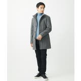スタンドカラーコート/SILKYヘリンボン | MK MICHEL KLEIN homme | 詳細画像14