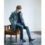 スタンドカラーコート/SILKYヘリンボン | MK MICHEL KLEIN homme | 詳細画像15