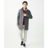 スタンドカラーコート/SILKYヘリンボン | MK MICHEL KLEIN homme | 詳細画像4